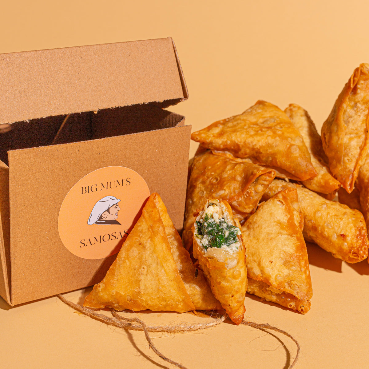 SPINACH & FETA (10 Samosas)